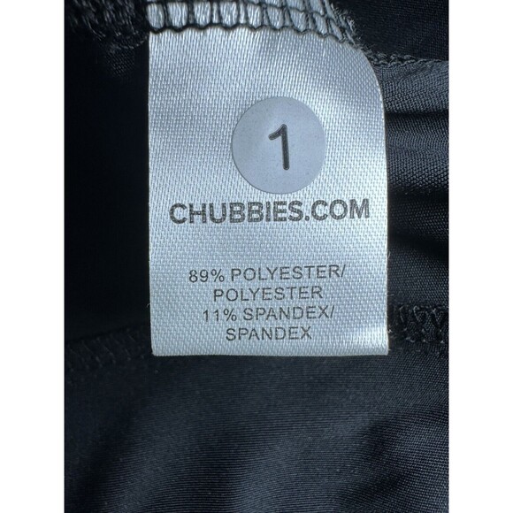 CHUBBIES Obsidian Black Yellow Quarter Zip Pullover Movementum Men's LARGE *NEW* - Picture 7 of 10